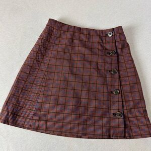 Aritzia Sunday Best Plaid Mini Skirt Academia - 00